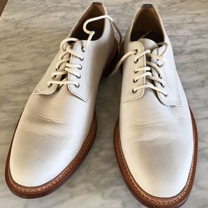 Cole Haan & Todd Snyder Ivory Willey Plain Oxfords